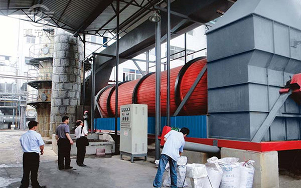 酒糟烘干機運行現場 酒糟烘干機運行現場