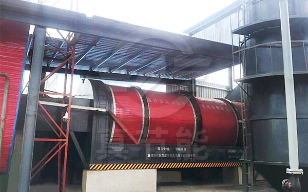 豆渣烘干設備現(xiàn)場